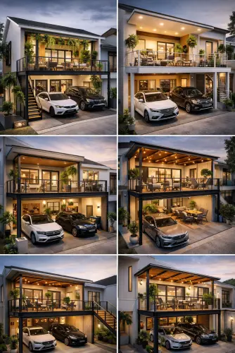 Mezannine Teras Rumah Keren di Alam Sutera